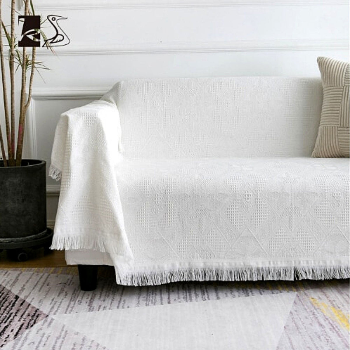 Nordic Abstract Throw Blanket - ESSENTIAL STOCKIST ESSENTIAL STOCKIST