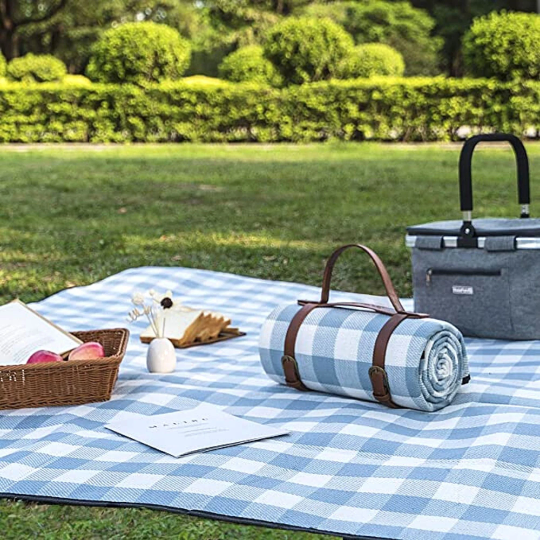Waterproof Picnic Blanket Sky Blue