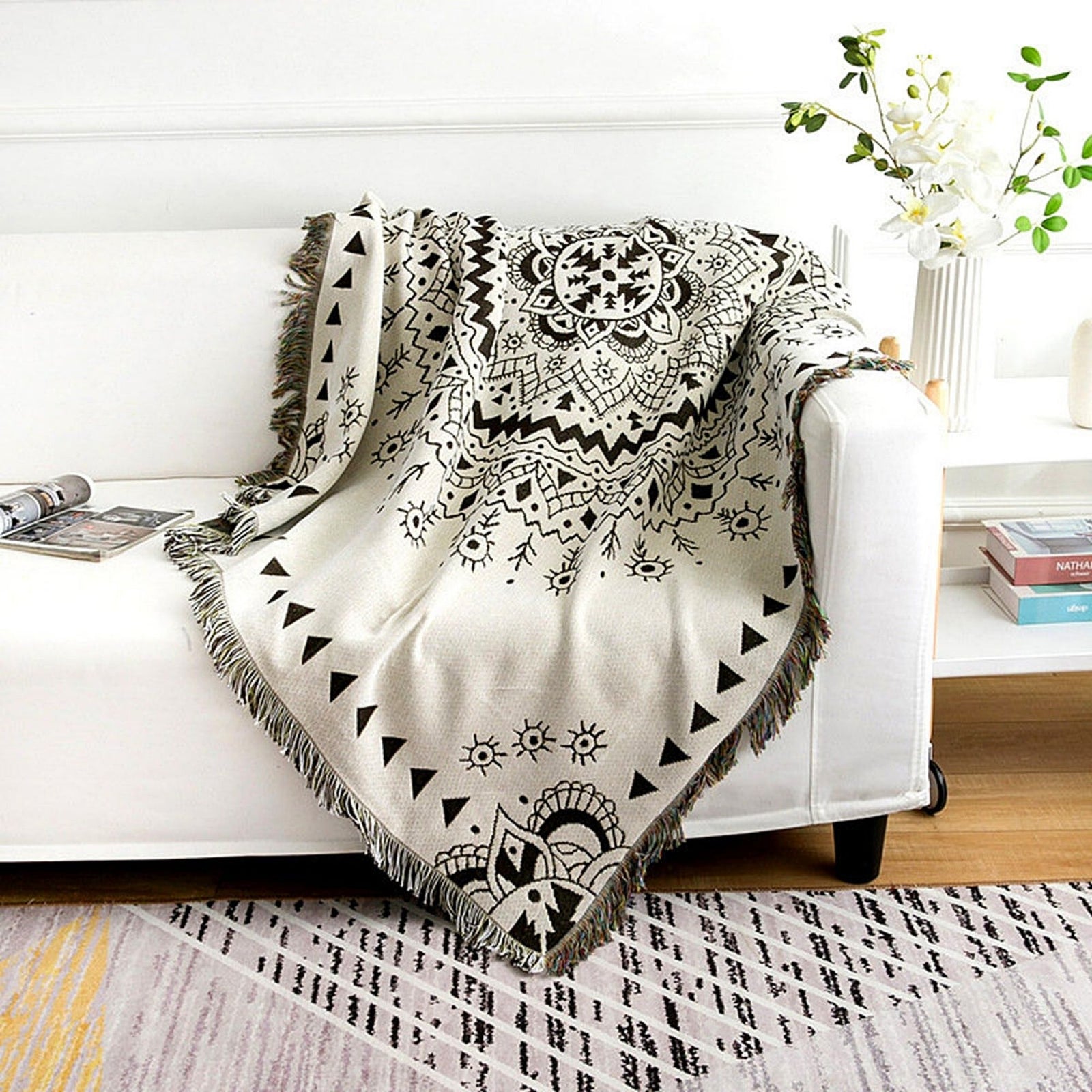 Mandala Throw Blanket - ESSENTIAL STOCKIST 130cm x 160cm ESSENTIAL STOCKIST