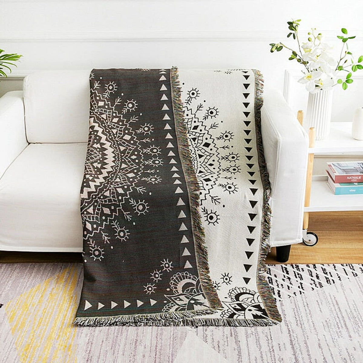 Mandala Throw Blanket - ESSENTIAL STOCKIST 130cm x 160cm ESSENTIAL STOCKIST