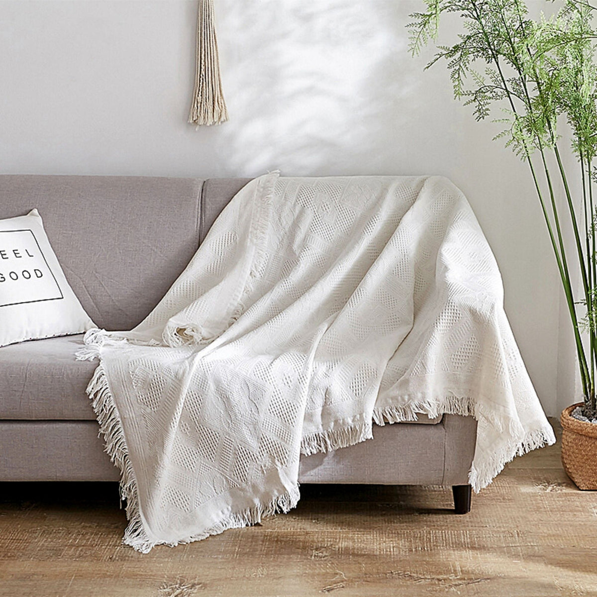 Nordic Abstract Throw Blanket - ESSENTIAL STOCKIST ESSENTIAL STOCKIST