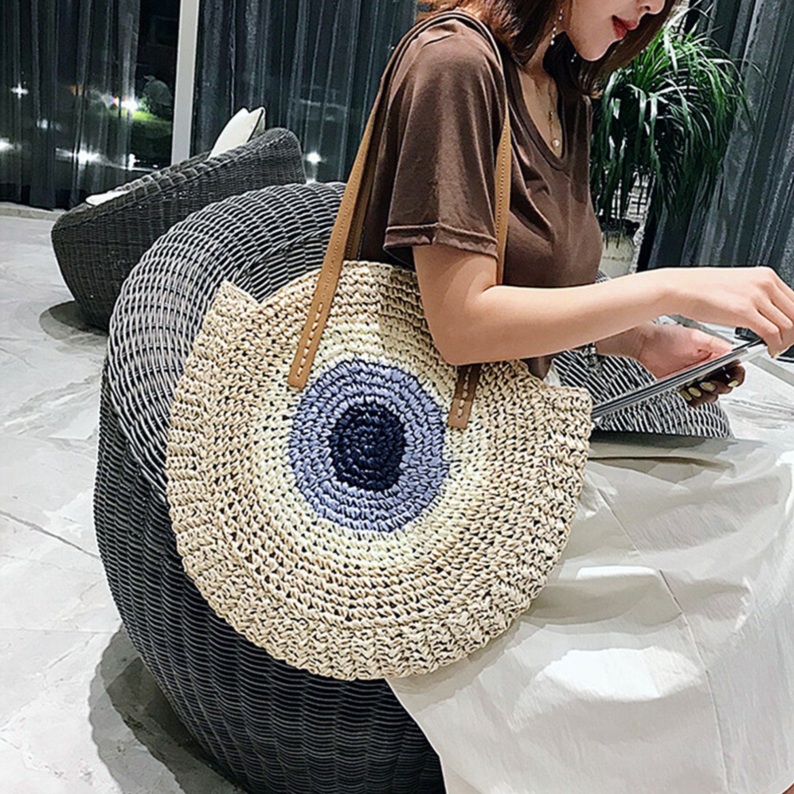 Handwoven Straw Bag - ESSENTIAL STOCKIST ESSENTIAL STOCKIST