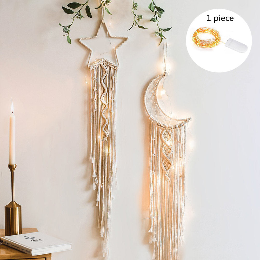 Macrame Dream Catcher Wall Hanging - ESSENTIAL STOCKIST ESSENTIAL STOCKIST